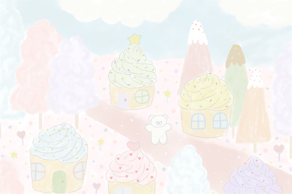 カップケーキの｜くまさんのおはなし